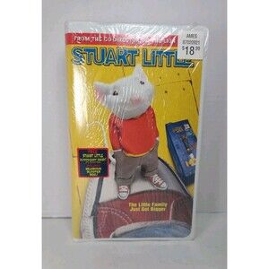 SEALED Stuart Little Michael J Fox M Night Shyamalan Clamshell VHS Vintage 2000